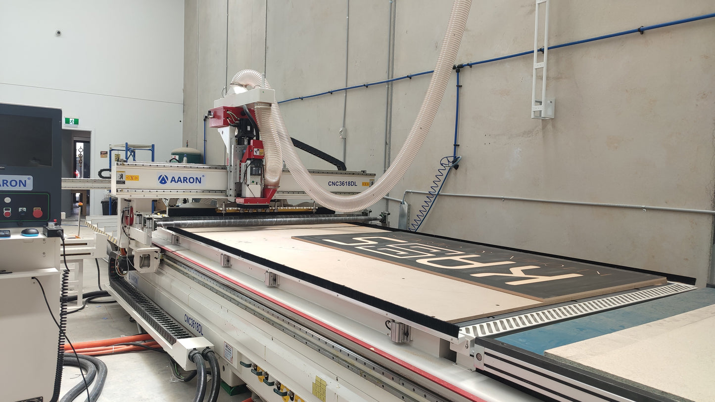 Aaron APEX 3600 x 1800 Upgraded Loading & Unloading CNC Nesting Machine