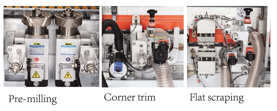 Aaron COMPACT Pro Edgebander - Automatic Pre-milling and Corner Rounding Edge Banding Machine