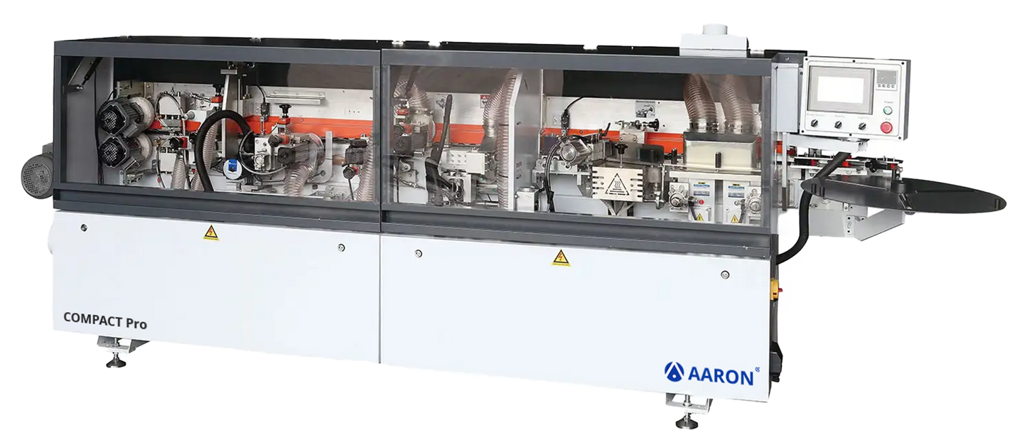 Aaron COMPACT Pro Edgebander - Automatic Pre-milling and Corner Rounding Edge Banding Machine