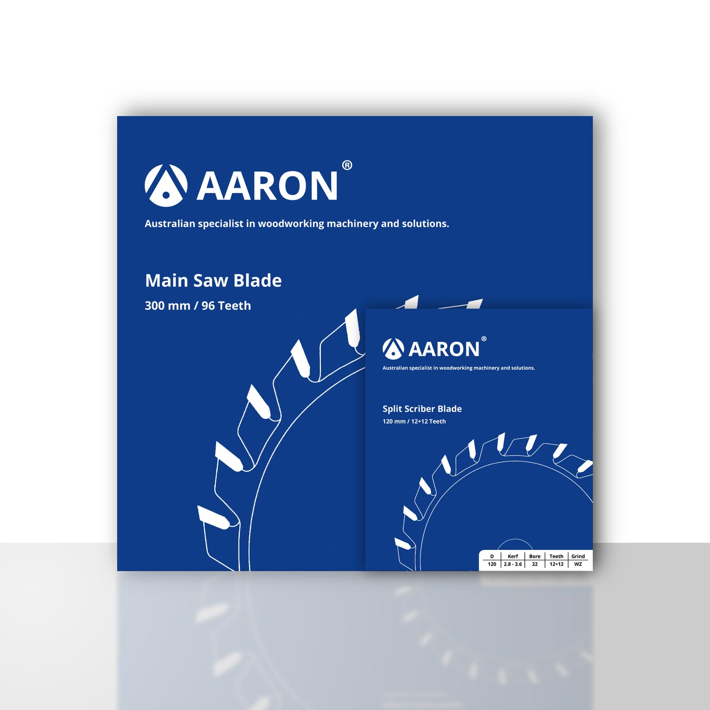 Aaron Main and Split Scriber Panel Saw Blade Bundle