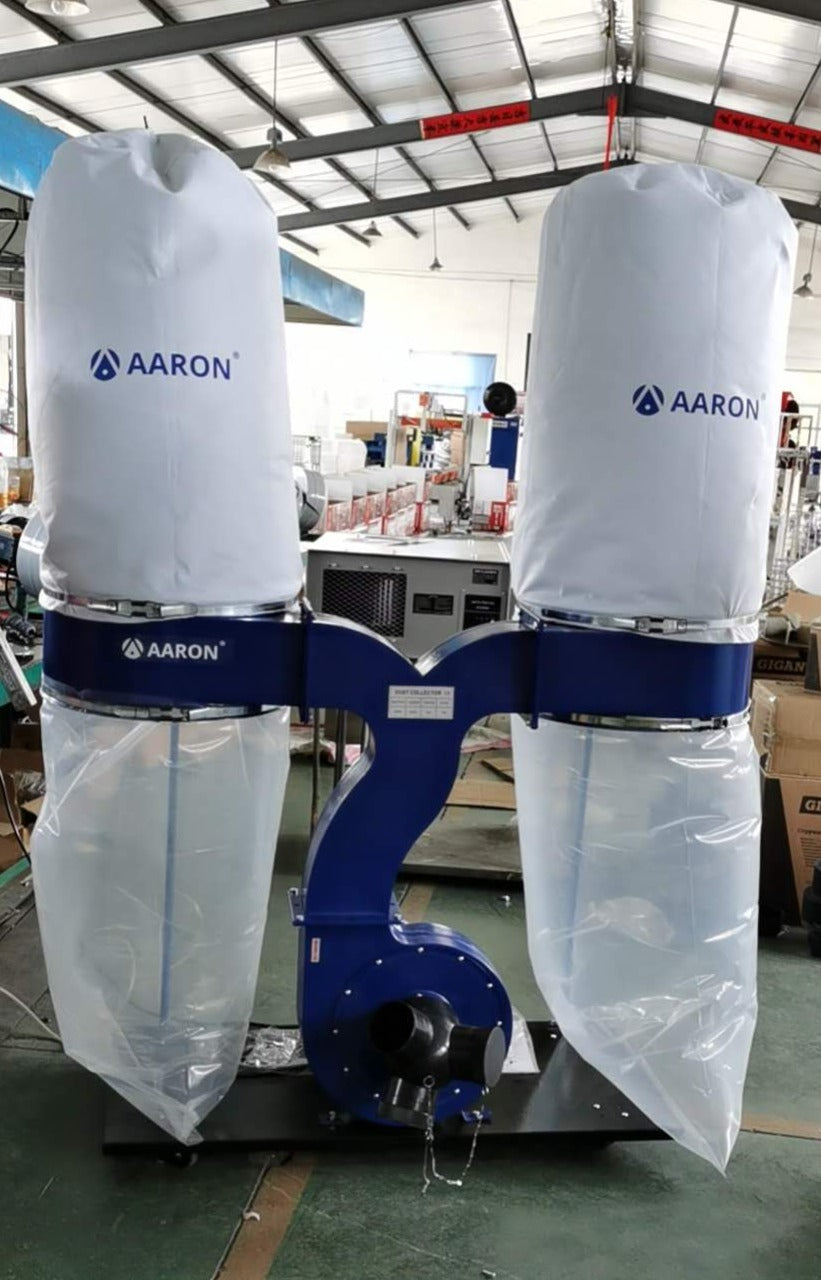 Aaron DC-2200 - Twin-bag 3HP Dust Collector
