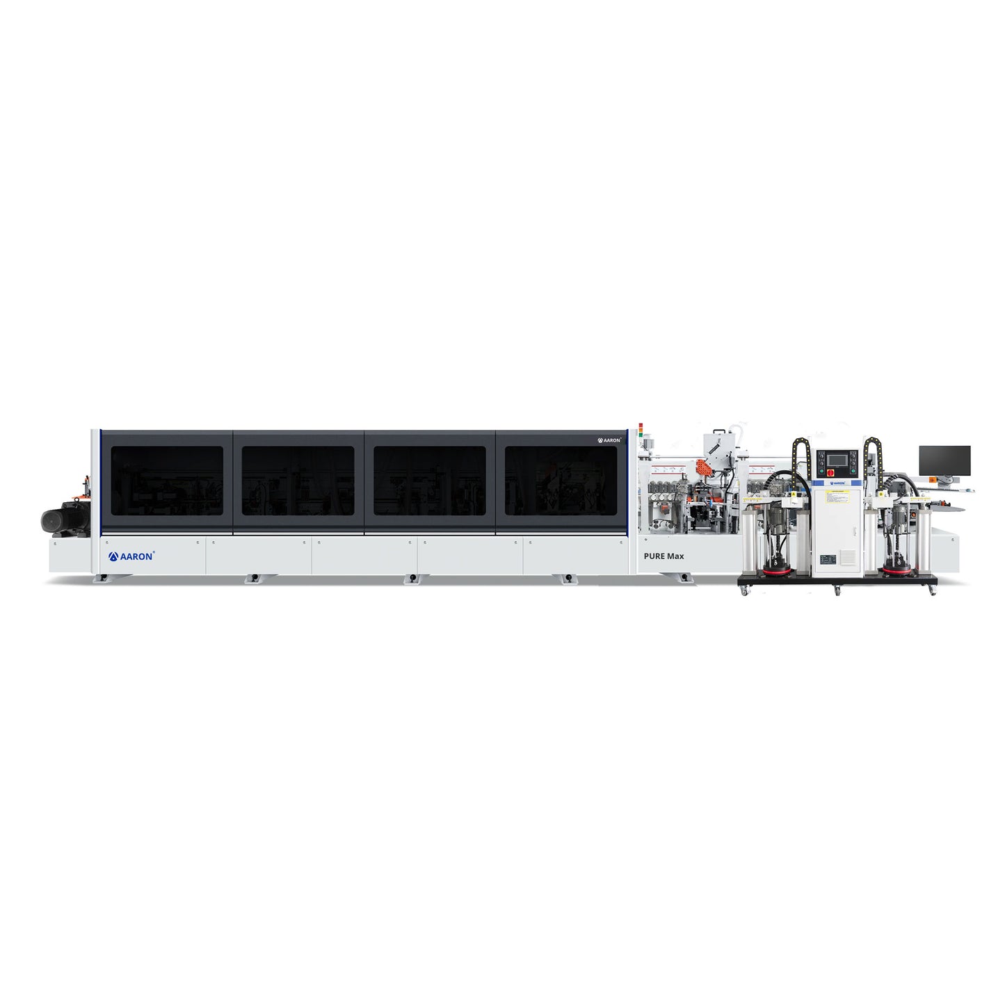 Aaron PURE Max - Advanced High-Speed PUR Edgebander (V-Belt Feeding)