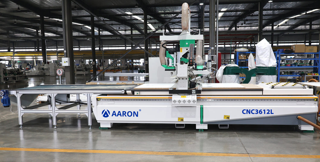Aaron 3660x1220mm - Premium CNC with 12 Linear Automatic Tool-Changer  CNC 3612