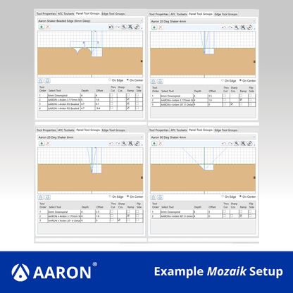 Aaron CNC Shaker Door Tooling Kit