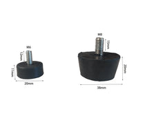 Load image into Gallery viewer, Rubber Vibration Damping Isolator Rubber Feet with M6 &amp; M8 Screw
