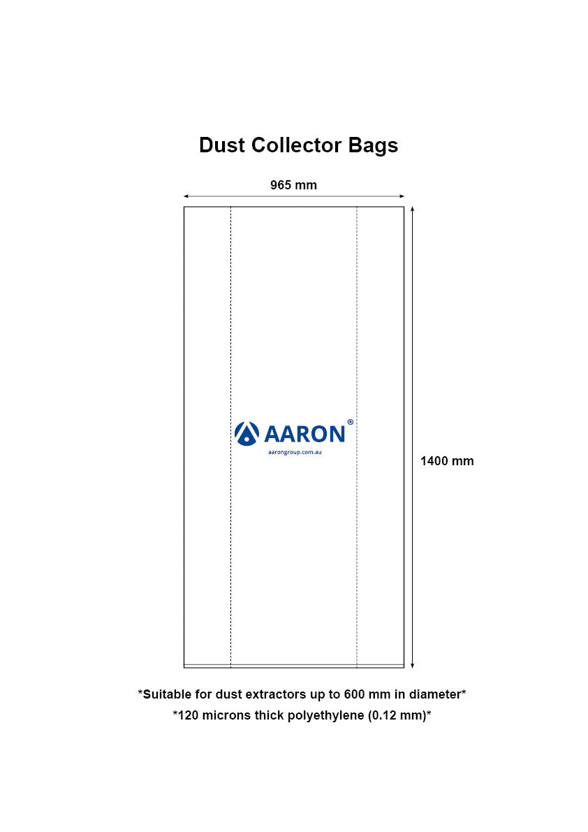 Plastic Dust Collector Bag for 600 mm Diameter Arborwood Machinery