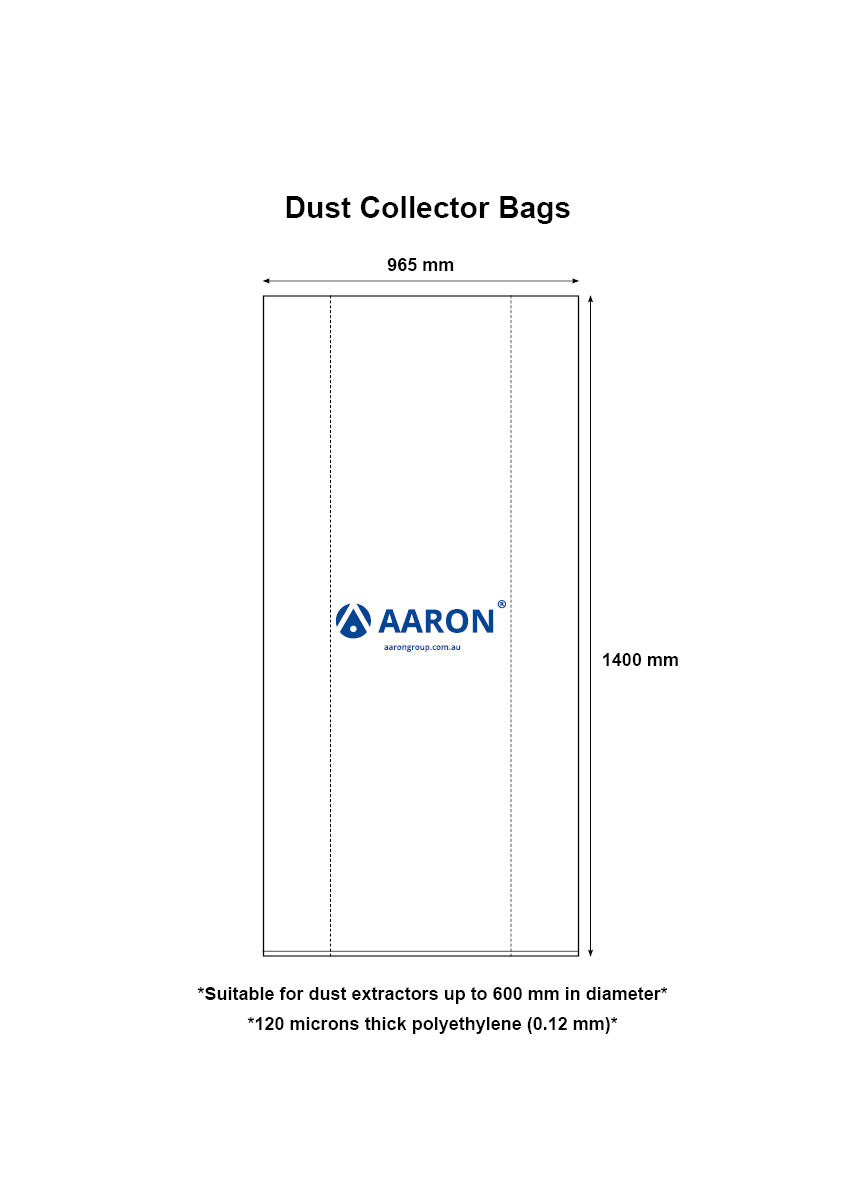 Plastic Dust Collector Bag for 600 mm Diameter