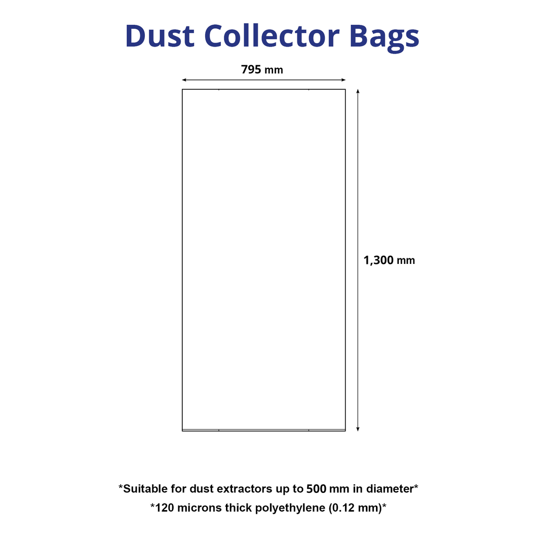 Plastic Dust Collector Bag for 500 mm Diameter